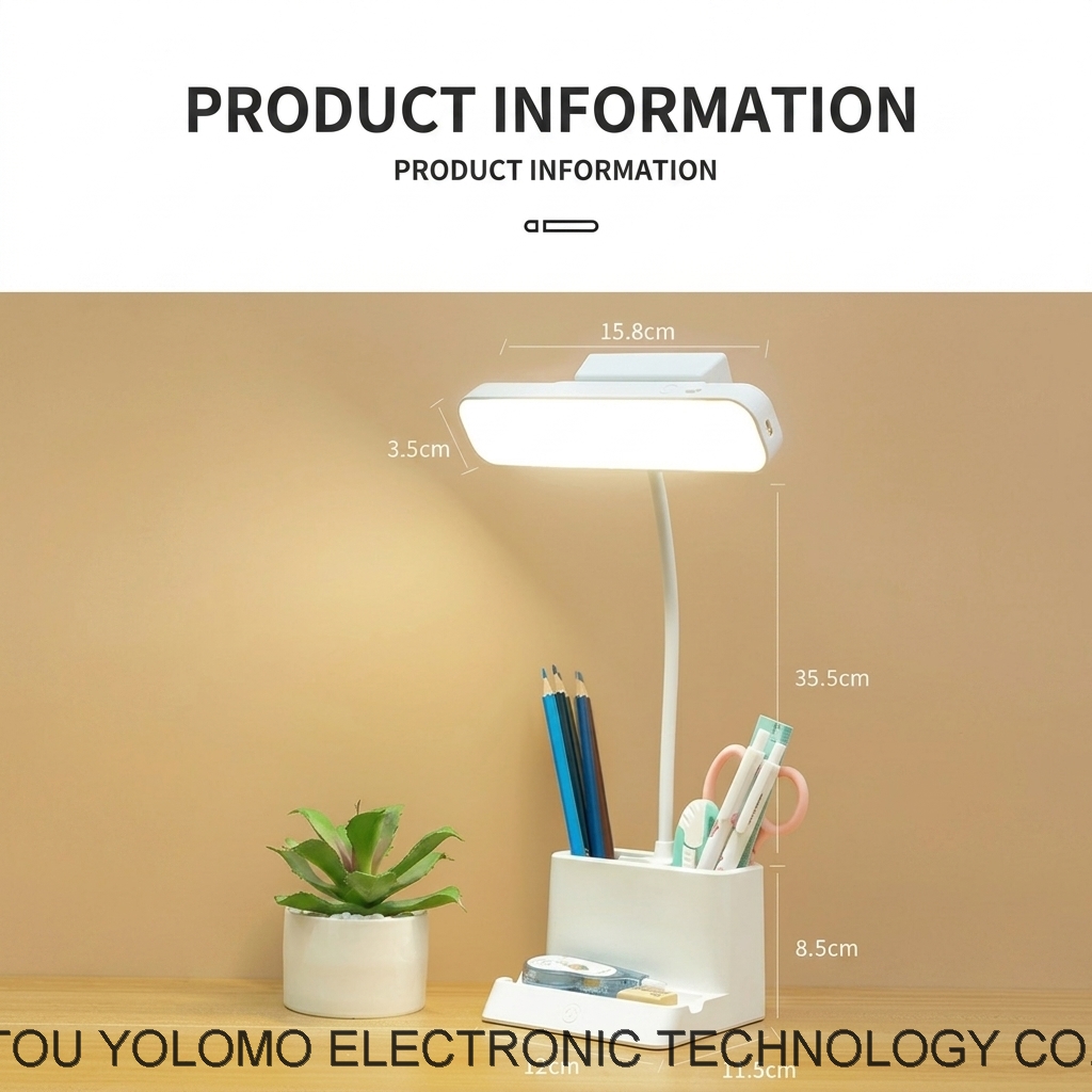 1201- LED DESK LAMP Touch Dimming Pen Holder Magnetic Desk Light