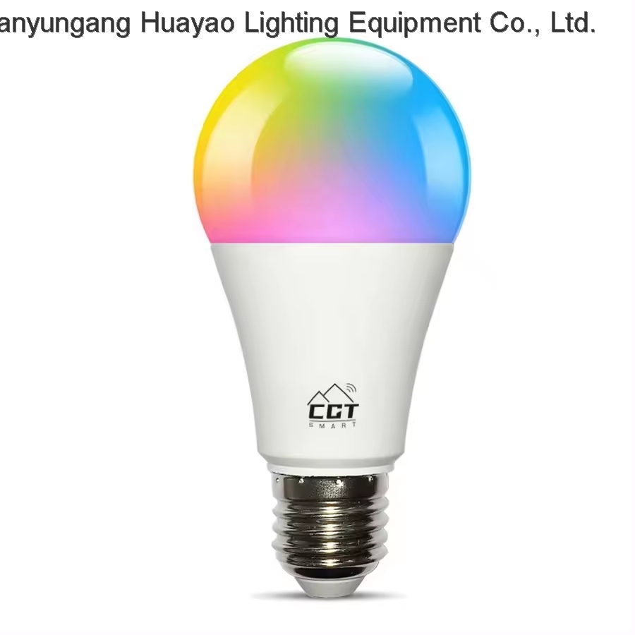 Dimmable RGBW Smart Bulb Wifi Enabled Tuya App Controlled Works with Alexa & Google Assistant