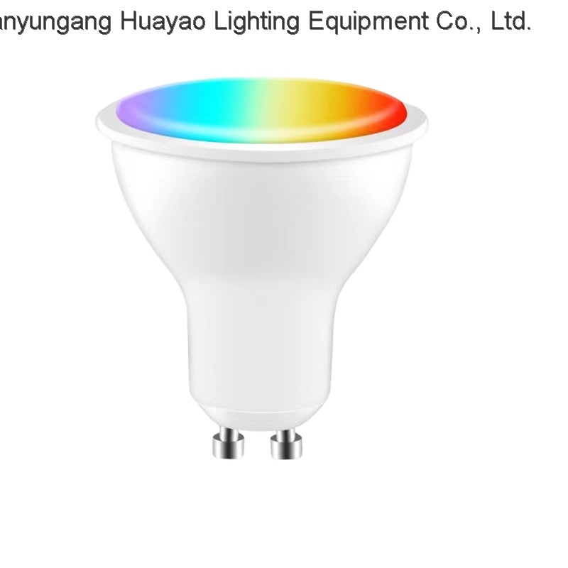 Tuya APP RGBW Light Ampoule Alexa Compatible With Google Assistant LED GU10 Wifi Smart Bulb