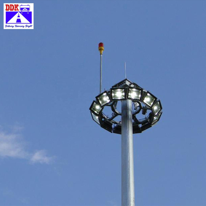 18M 30M 35M Outdoor High Pole Light Stadium Lighting Electric lifting rod